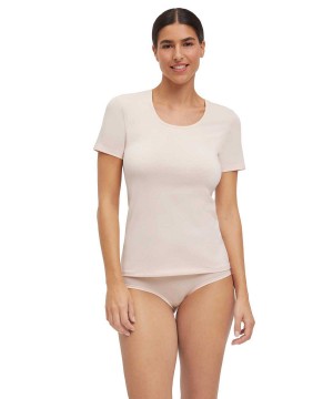 Falke 2-Pack T-Shirt Round-neck Daily Comfort Ingek Női Bézs | BKTO-06879