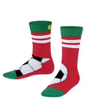 Falke Active Soccer Socks Zokni Gyerek Piros | KGLC-86702