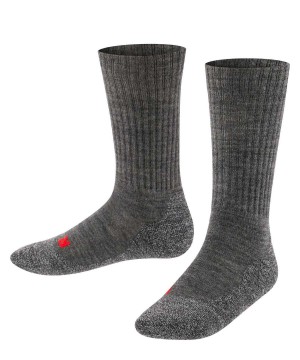 Falke Active Warm Socks Zokni Gyerek Szürke | TXHM-83570