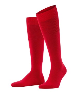 Falke Airport Knee-high Socks Zokni Férfi Piros | HFKQ-73685