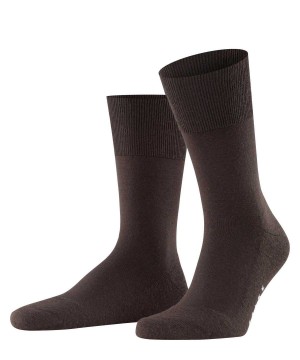 Falke Airport Plus Socks Zokni Férfi Barna | AQOU-58290