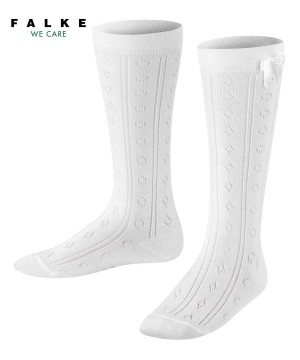 Falke Ajour Knee-high Socks Zokni Gyerek Fehér | FXKE-45863