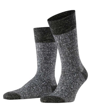 Falke Artisanship Socks Zokni Férfi Fekete | YEGF-97034