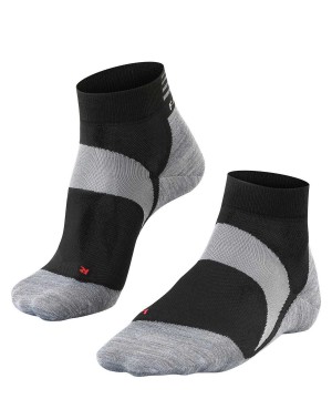 Falke BC6 Pro Short Biking Short sock Sports Socks Női Fekete | UOMF-74360