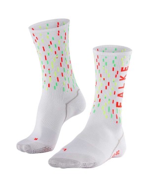 Falke BC Impulse Biking Socks Sports Socks Női Fehér | KPDF-84273