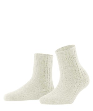 Falke Bedsock Rib House socks Zokni Női Fehér | PDGT-24651