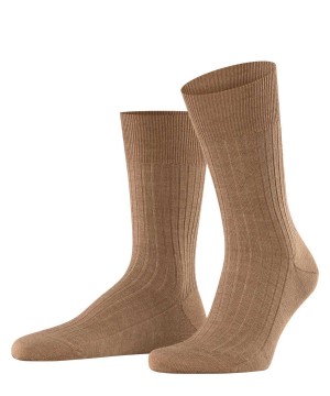 Falke Bristol Pure Socks Zokni Férfi Barna | EGPC-41209