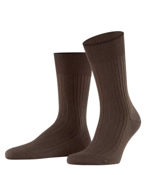 Falke Bristol Pure Socks Zokni Férfi Barna | FMPR-64153