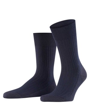 Falke Bristol Pure Socks Zokni Férfi Kék | TNMA-91083