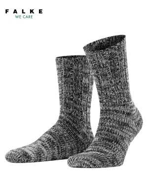 Falke Brooklyn Boot socks Zokni Férfi Fekete | FWPU-68130