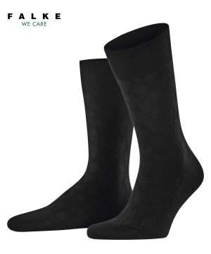 Falke Classic Tale Socks Zokni Férfi Fekete | FPJI-20938