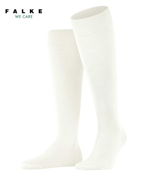 Falke ClimaWool Knee-high Socks Zokni Férfi Fehér | NSRG-49805