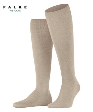 Falke ClimaWool Knee-high Socks Zokni Férfi Bézs | PSQG-17586