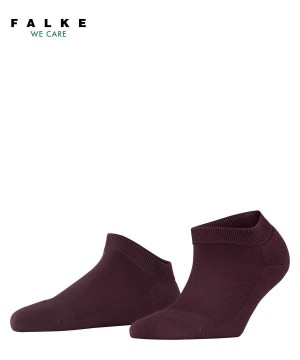 Falke ClimaWool Sneaker socks Zokni Női Piros | WBDR-32460