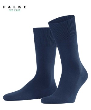 Falke ClimaWool Socks Zokni Férfi Kék | DKUS-38715