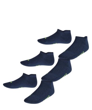 Falke Cool Kick 3-Pack Sneaker Socks Zokni Gyerek Kék | MWEH-06743