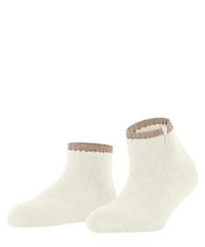 Falke Cosy Plush Short sock Zokni Női Fehér | RJON-85491