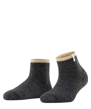 Falke Cosy Plush Short sock Zokni Női Szürke | HXIJ-52460