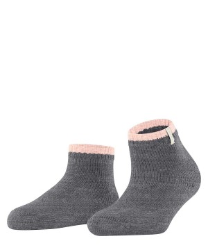 Falke Cosy Plush Short sock Zokni Női Szürke | DKJQ-79012