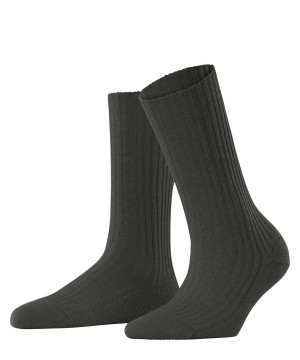 Falke Cosy Wool Boot Socks Zokni Női Zöld | GSQW-67542