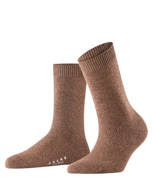 Falke Cosy Wool Socks Zokni Női Barna | WTVH-05149