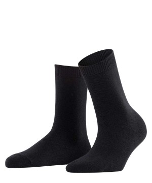 Falke Cosy Wool Socks Zokni Női Fekete | GTUP-52138