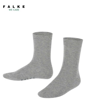 Falke Cotton Finesse Socks Zokni Gyerek Szürke | OISK-14308