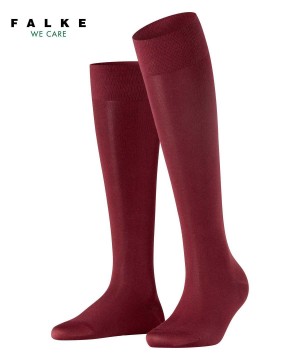 Falke Cotton Touch Knee-high Socks Zokni Női Piros | XCTW-05247