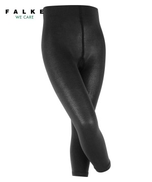 Falke Cotton Touch Leggings Leggings Gyerek Fekete | SVYJ-08469