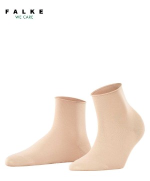 Falke Cotton Touch Short sock Zokni Női Bézs | SVXL-40293