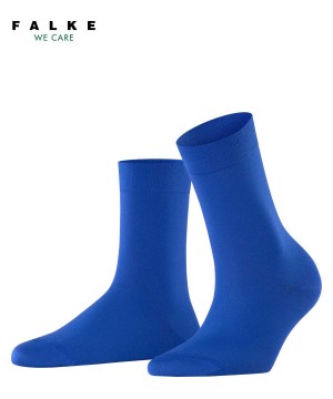 Falke Cotton Touch Socks Zokni Női Kék | JEMF-50974