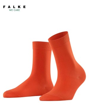 Falke Cotton Touch Socks Zokni Női Narancssárga | YJZB-63109