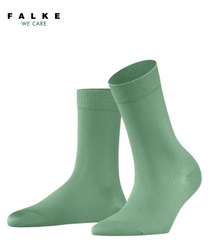 Falke Cotton Touch Socks Zokni Női Zöld | KMYI-86124