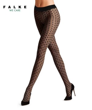 Falke Darling 15 DEN Tights Tights Női Fekete | CWVJ-60238