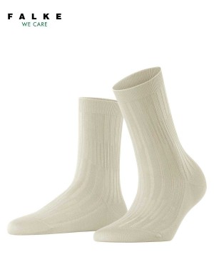 Falke Dash Rib Socks Zokni Női Bézs | BJEP-67893