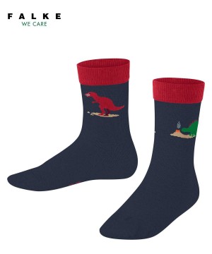 Falke Dinosaurs Socks Zokni Gyerek Kék | ODQA-49326