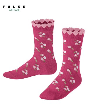 Falke Ditsy Flowers Socks Zokni Gyerek Lila | BGRU-43890