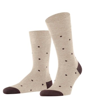 Falke Dot Socks Zokni Férfi Bézs | BLUZ-15296