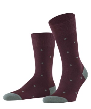 Falke Dot Socks Zokni Férfi Piros | QZPG-17403