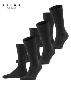 Falke Family 3-Pack Socks Zokni Férfi Szürke | EAPM-04238