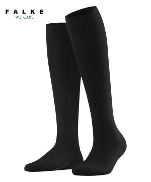 Falke Family Knee-high Socks Zokni Női Fekete | BEFV-06258