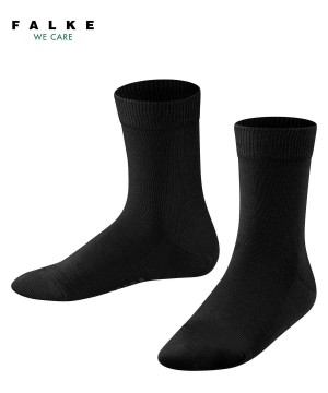 Falke Family Socks Zokni Gyerek Fekete | LENW-56247