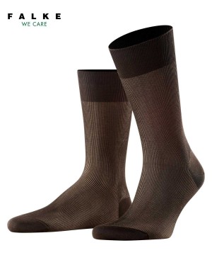 Falke Fine Shadow Socks Zokni Férfi Barna | DZQT-17426