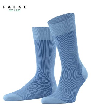 Falke Fine Shadow Socks Zokni Férfi Kék | KQNZ-65194