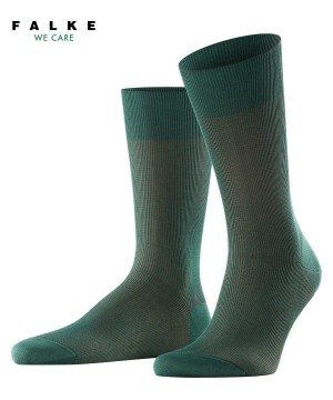 Falke Fine Shadow Socks Zokni Férfi Zöld | BYUV-63184