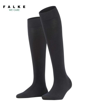 Falke Fine Softness 50 DEN Knee-high Socks Zokni Női Fekete | YOIK-15263