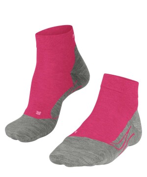 Falke GO2 Short Golf Short sock Sports Socks Női Piros | XSIJ-41802