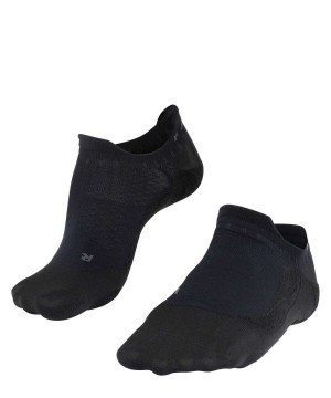 Falke GO5 Invisible Golf Invisibles Sports Socks Női Fekete | DJFP-68297