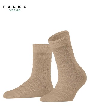 Falke Granny Square Socks Zokni Női Barna | CYKW-96532