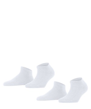 Falke Happy 2-Pack Sneaker socks Zokni Női Fehér | THOP-98012